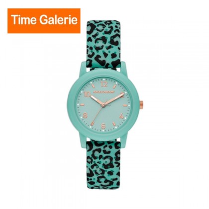 Skechers SR6273 Toluca 34MM Plastic Case & Printed Silicone Strap Quartz Analog Women Watch Skechers SR6273 Toluca 34MM Plastic Case & Printed Silicone Strap Quartz Analog Women Watch